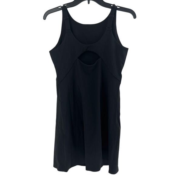 SPANX Women's Very Black Get Moving High Neck Dress Size S - Picture 7 of 10